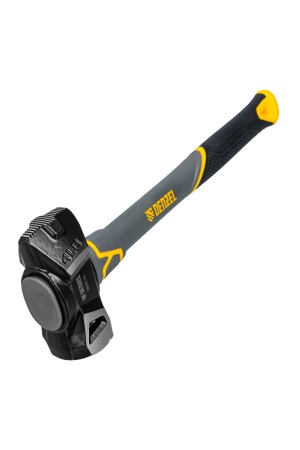 Кувалда с клиновидным бойком 1,8 кг, фибергласовая рукоятка c TPR Denzel