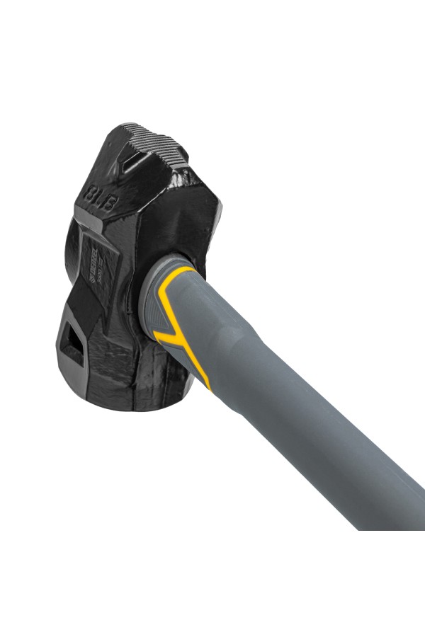 Кувалда с клиновидным бойком 3,6 кг, фибергласовая рукоятка c TPR Denzel