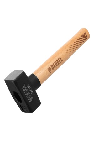 Кувалда, 1000 г, кованая головка, буковая рукоятка Denzel