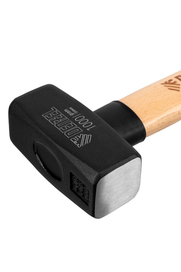 Кувалда, 1000 г, кованая головка, буковая рукоятка Denzel