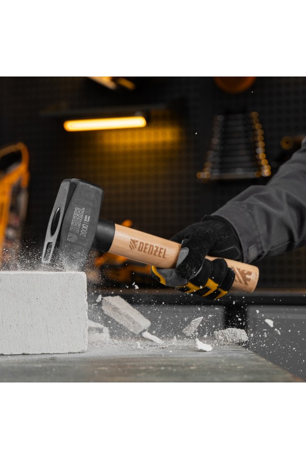 Кувалда, 2000 г, кованая головка, буковая рукоятка Denzel