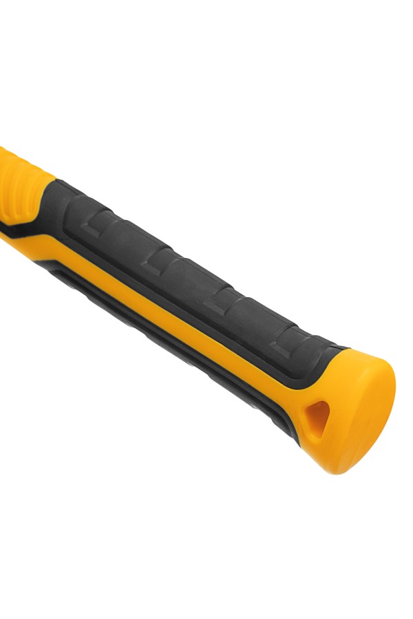 Киянка резиновая, 225 г, черно-белая, фибергласовая рукоятка c TPR покрытием Denzel