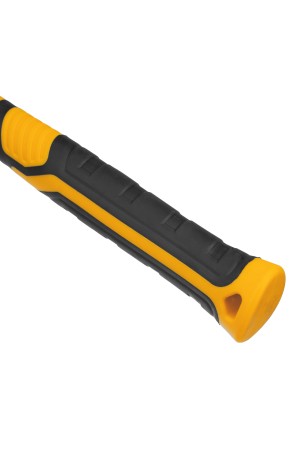 Киянка резиновая, 680 г, черно-белая, фибергласовая рукоятка c TPR покрытием Denzel