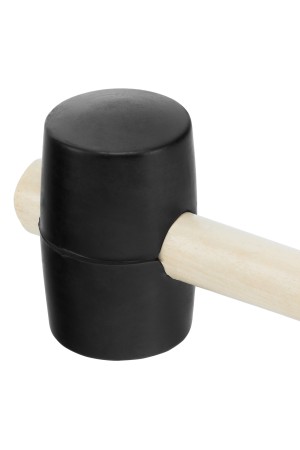 Киянка резиновая, 340 г, черная резина, деревянная рукоятка Sparta
