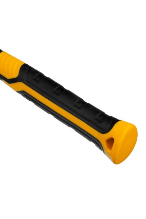 Киянка резиновая, 450 г, черная, фибергласовая рукоятка c TPR покрытием Denzel