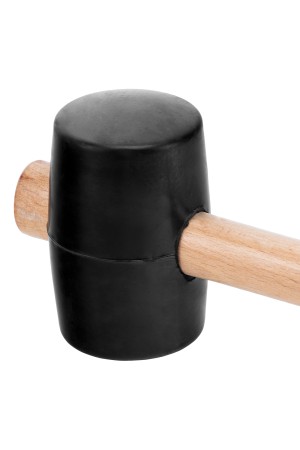 Киянка резиновая, 680 г, черная резина, деревянная рукоятка Sparta