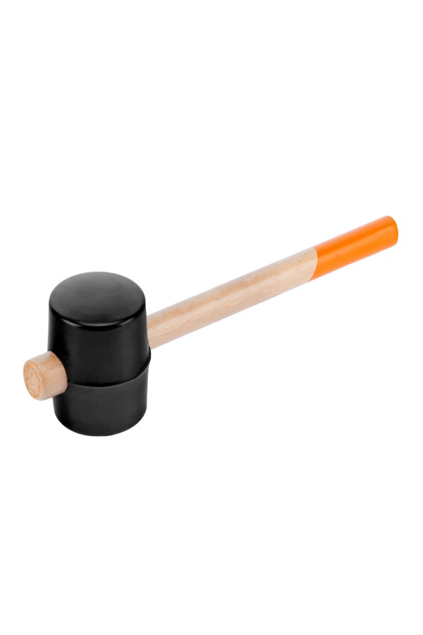 Киянка резиновая, 910 г, черная резина, деревянная рукоятка Sparta