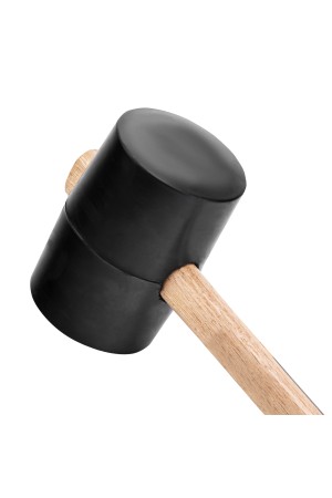 Киянка резиновая, 1130 г, черная резина, деревянная рукоятка Sparta