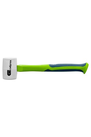 Киянка резиновая, 450 г, белая резина, фибергласовая рукоятка Сибртех