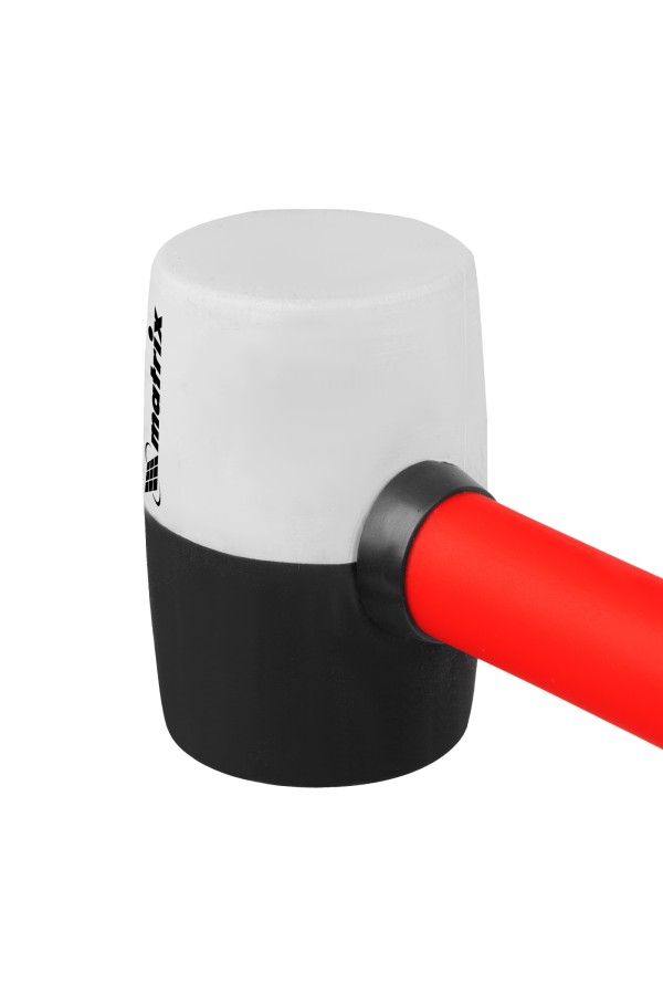 Киянка резиновая, 225 г, черно-белая резина, фибергласовая рукоятка Matrix