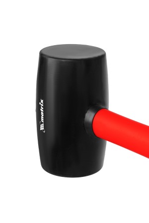 Киянка резиновая, 680 г, черная резина, фибергласовая рукоятка Matrix