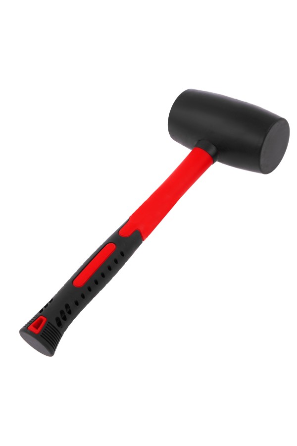 Киянка резиновая, 910 г, черная резина, фибергласовая рукоятка Matrix