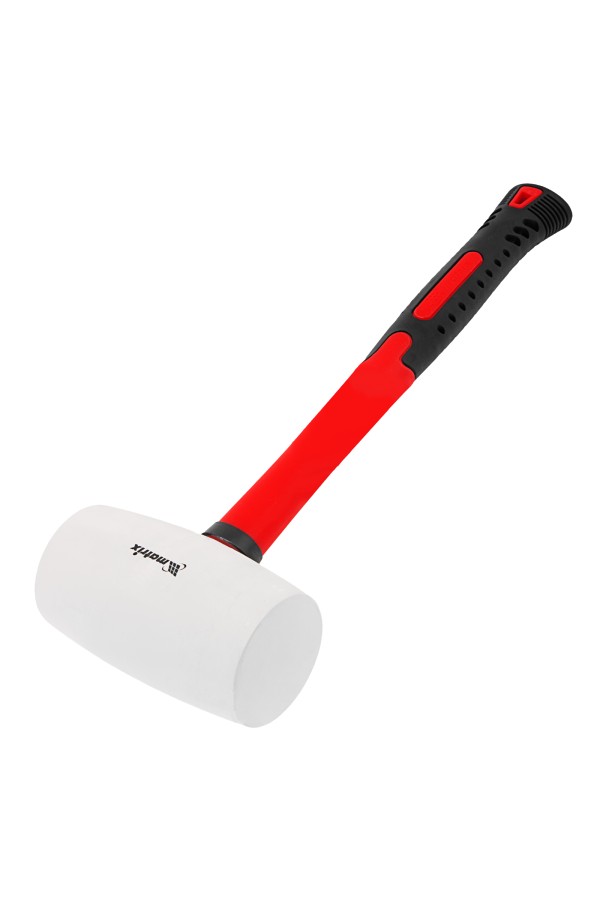 Киянка резиновая, 910 г, белая резина, фибергласовая рукоятка Matrix