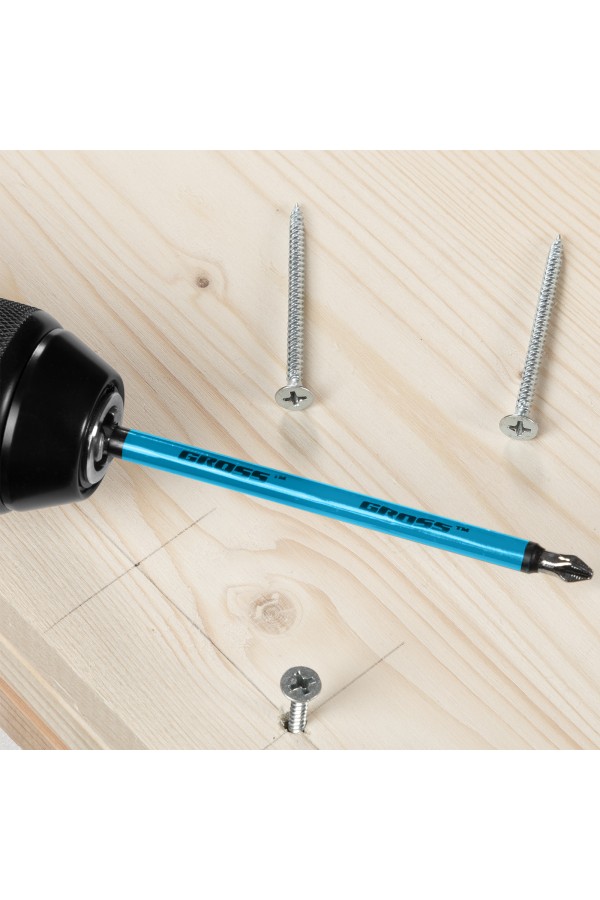 Бита PH2 х 127, сталь S2, 5 шт. Gross