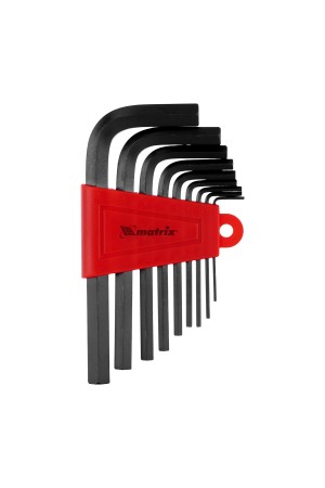 Набор ключей имбусовых HEX, 1.5-10 мм, CrV, 9 шт Matrix