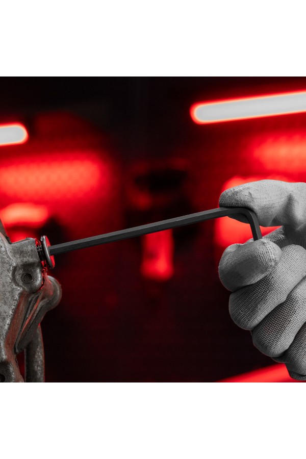 Набор ключей имбусовых HEX, 1.5-10 мм, CrV, 9 шт, удлиненные Matrix