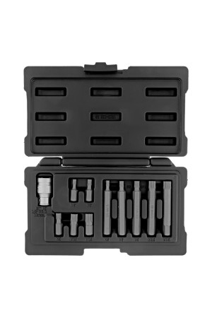 Набор бит SPLINE, шестигранный хвостовик 1/2'', CrV, 10 мм, 11 предметов Stels