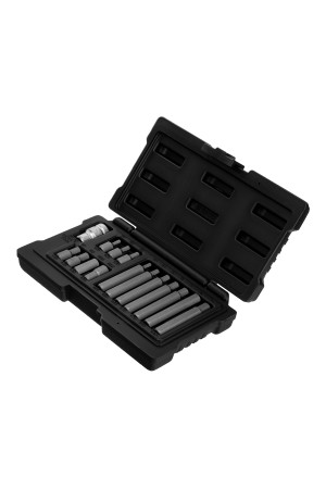 Набор бит HEX, шестигранный хвостовик 1/2'', CrV, 10 мм, 15 предметов Stels