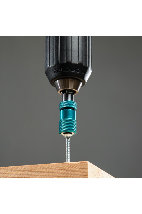 Адаптер для бит с ограничителем и двойным магнитом, 1/4 Gross