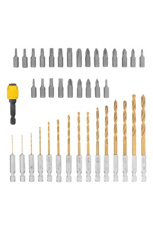 Набор бит и сверл, магнитный адаптер, CrV, пластиковый кейс, 40 шт. Matrix