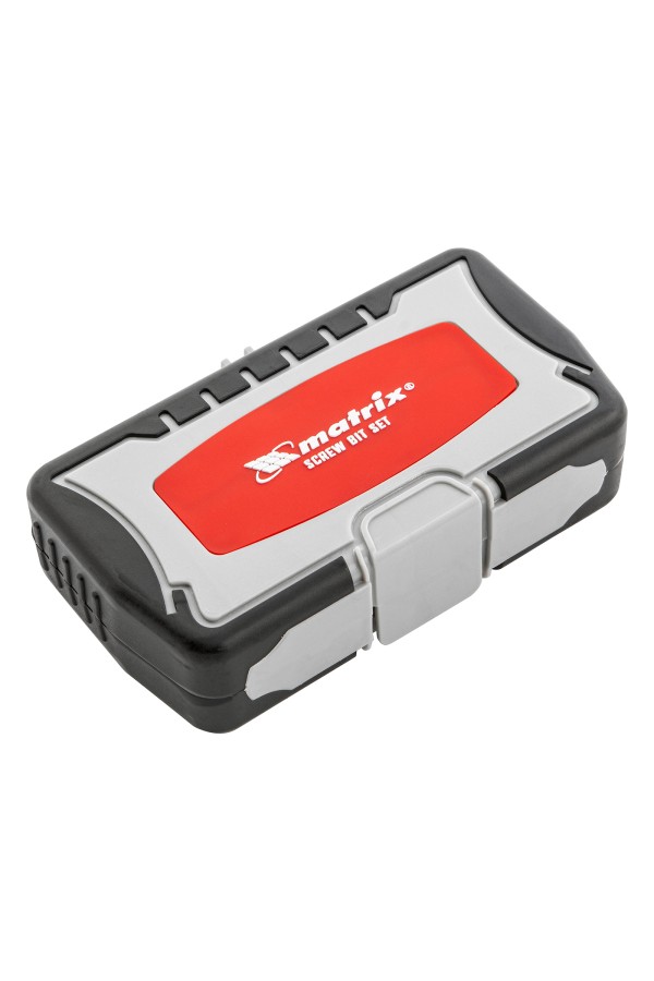 Набор бит, магнитный адаптер, CrV, пластиковый кейс, 64 шт. Matrix