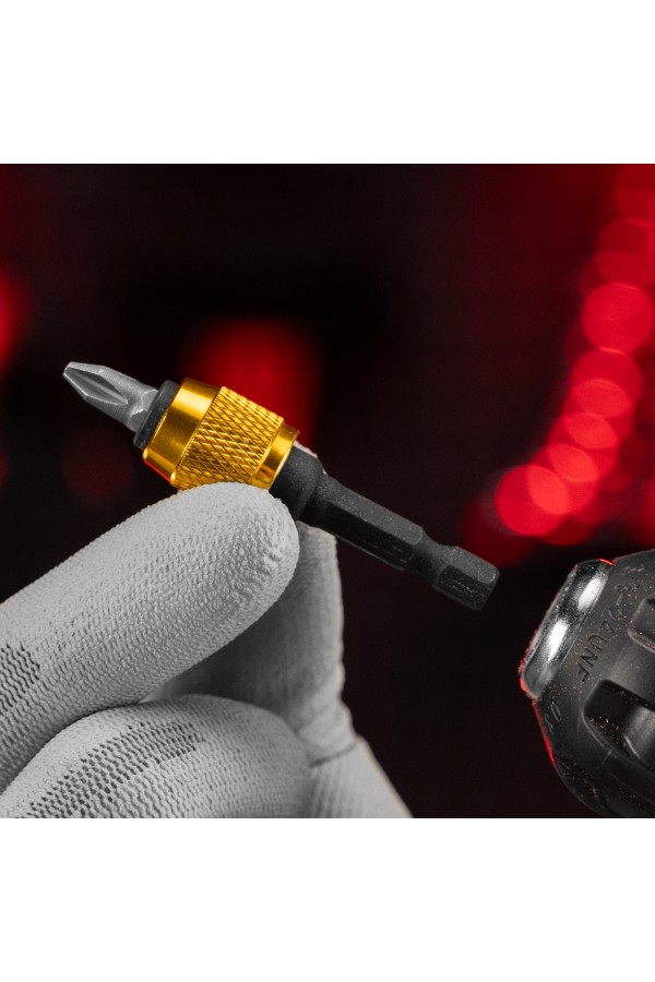 Набор бит, магнитный адаптер, CrV, пластиковый кейс, 64 шт. Matrix