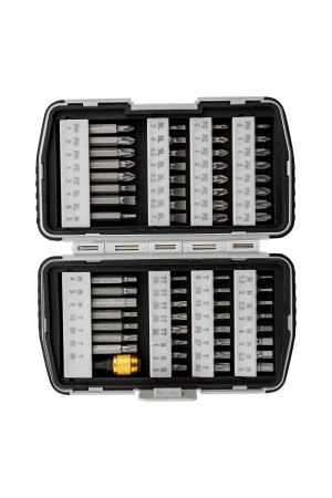 Набор бит, магнитный адаптер, CrV, пластиковый кейс, 64 шт. Matrix