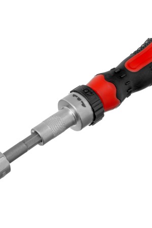 Отвертка реверсивная с набором бит и насадок торцевых, CrV, 1/4, 16 шт Matrix