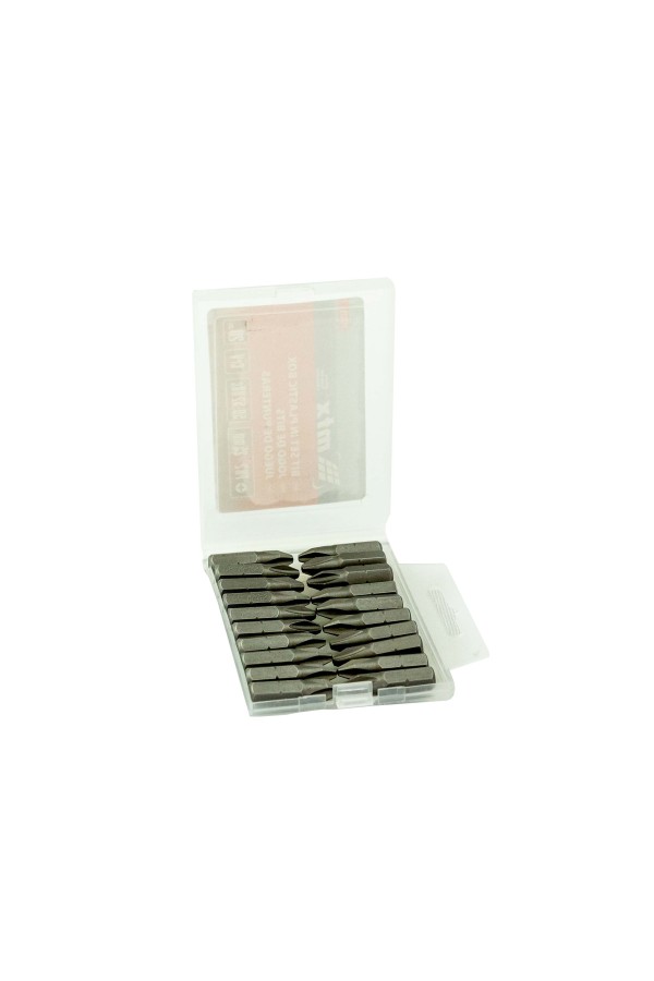 Бита PH2 x 25 мм, сталь 45Х, 20 шт, пластиковый бокс Matrix