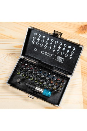 Набор бит, магнитный адаптер, сталь S2, пластиковый кейс, 32 предмета Gross