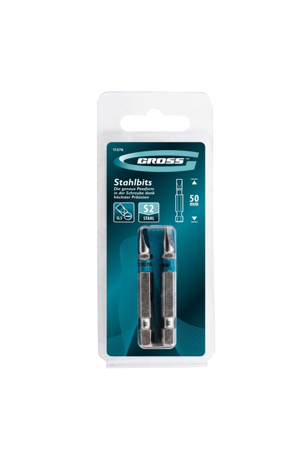 Бита SL5 х 50, сталь S2, 2 шт. Gross