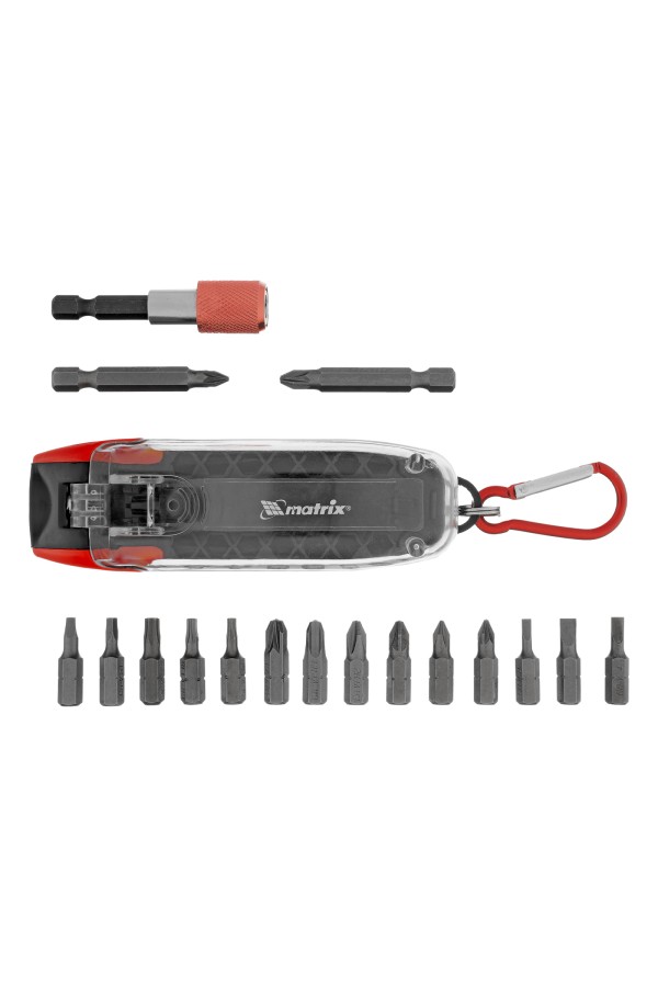 Многофункциональный набор бит, CrV, 18 шт Matrix