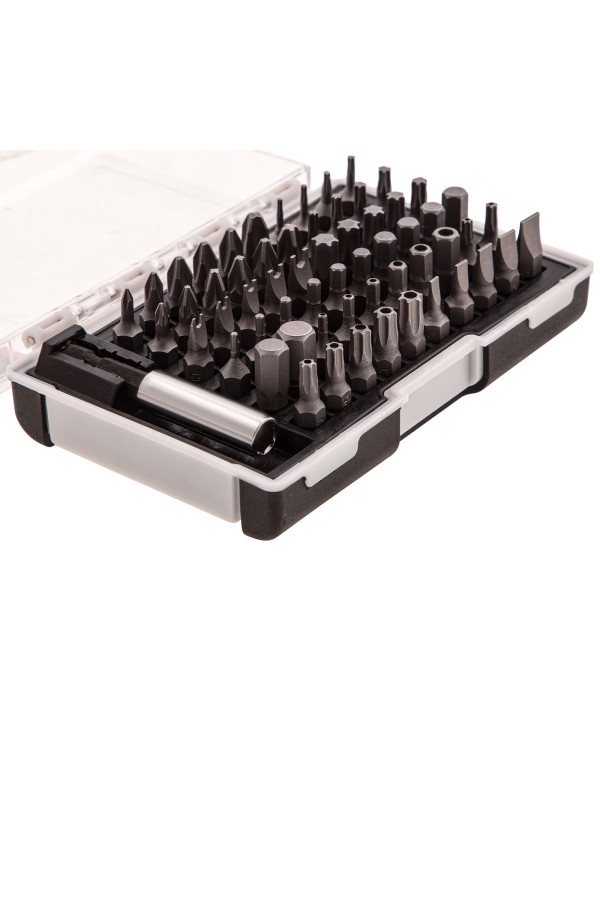 Набор бит с магнитным держателем, CrV, 61 шт. Matrix