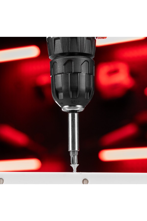 Набор бит, магнитный адаптер для бит, сталь 45Х, 7 предметов, пластиковый кейс Matrix