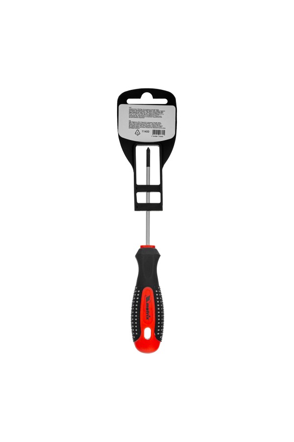 Отвертка Fusion, PZ0 x 75 мм, CrV, трехкомпонентная рукоятка 