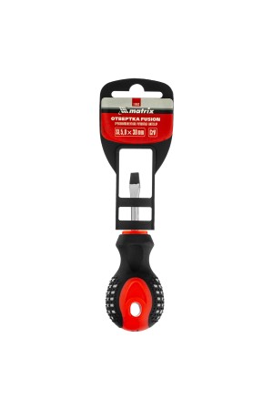 Отвертка Fusion, SL5 х 38 мм, CrV, трехкомпонентная рукоятка 