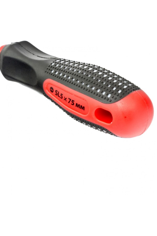 Отвертка Fusion, SL5 х 75 мм, CrV, трехкомпонентная рукоятка 