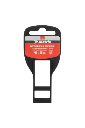 Отвертка Fusion, PH0 х 80 мм, CrV, трехкомпонентная рукоятка 