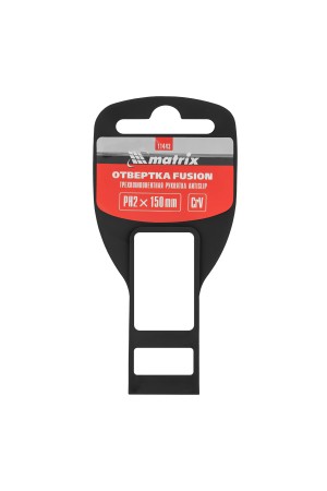 Отвертка Fusion, PH2 х 150 мм, CrV, трехкомпонентная рукоятка 