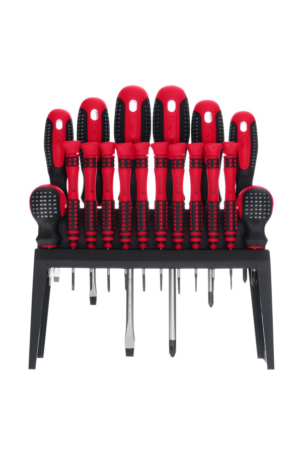 Набор отверток Fusion на подвесной полке 18 шт, CrV Matrix