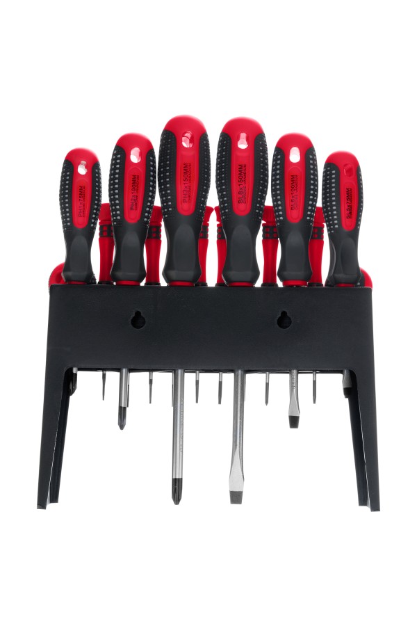 Набор отверток Fusion на подвесной полке 18 шт, CrV Matrix