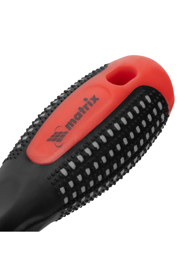 Отвертка с набором бит, 11 шт, Fusion, CrV, трехкомпонентная рукоятка 