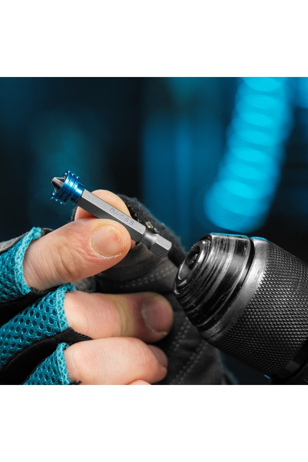 Бита PH2 x 50 мм с ограничителем и магнитом, для ГКЛ, S2 Gross