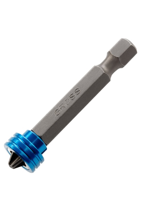 Бита PH2 x 50 мм с ограничителем и магнитом, для ГКЛ, S2 Gross