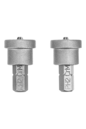 Бита PH2 x 25 мм с ограничителем для ГКЛ, 2 шт, CrMo Сибртех