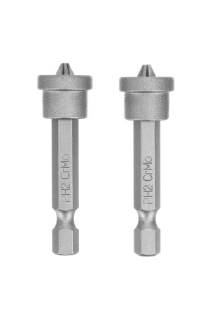Бита PH2x50 мм с ограничителем для ГКЛ, 2 шт, CrMo Сибртех