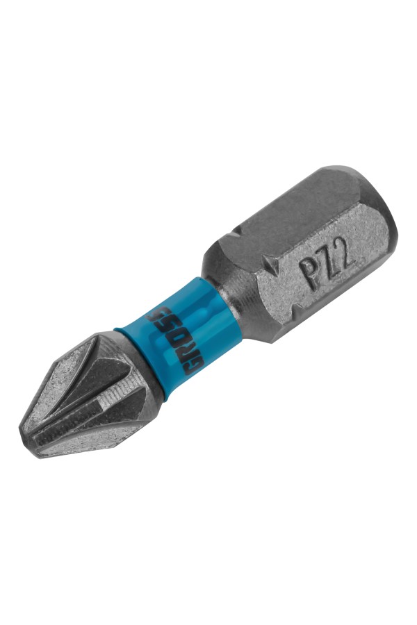 Бита торсионная PZ2 x 25 мм, для ударных шуруповертов, 2 шт. Gross
