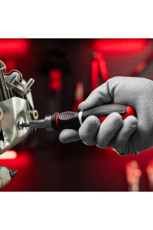 Отвертка реверсивная, набор бит, 11 шт, CrV Matrix