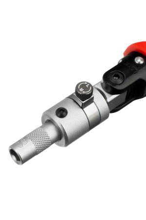 Отвертка реверсивная, поворотная головка, набор бит, CrV, 6 шт Matrix