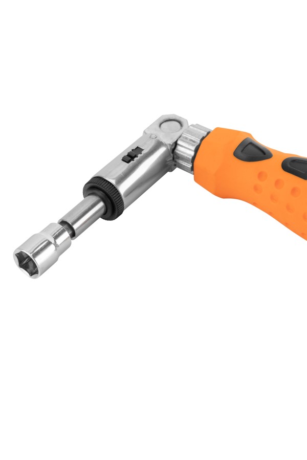 Отвертка реверсивная с шарниром, биты, торцевые головки, 18 шт, Sparta